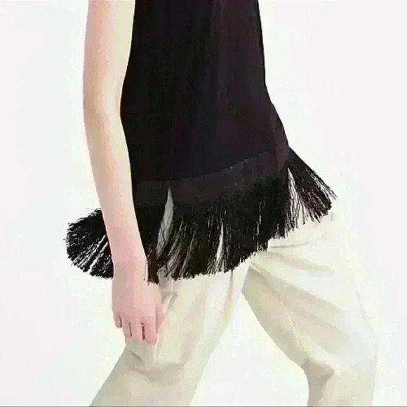 J Crew Sleeveless Fringe Top - Picture 3 of 8